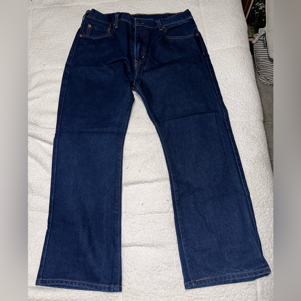 Levi's Dark Blue Bootcut Jeans for Men 36 X 30
